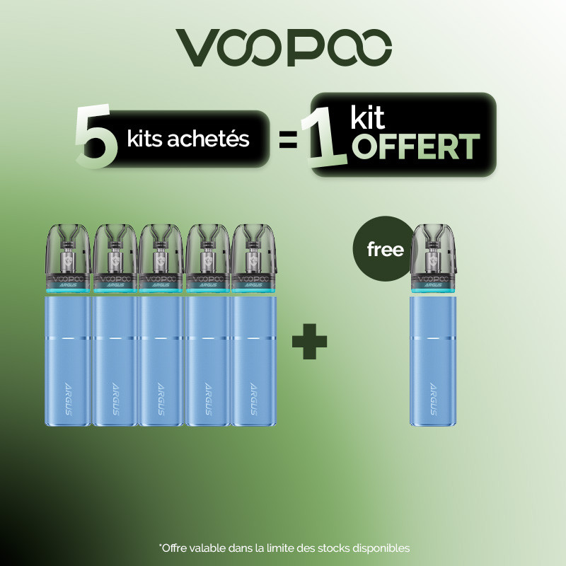 Pack Offre - Kit Pod Argus G3 Mini 1350mAh - Voopoo 5+1