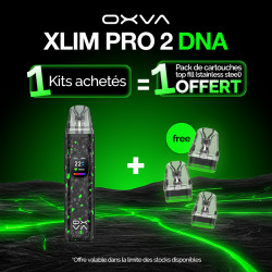 Pack Offre - Kit Pod XLIM PRO 2 DNA 1300mAh - OXVA 1+1 pack de pods