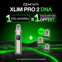 Pack Offre - Kit Pod XLIM PRO 2 DNA 1300mAh - OXVA 1+1 pack de pods