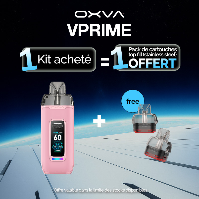 Pack Offre - Kit Pod VPrime - Oxva 1+1 pack de pods offert