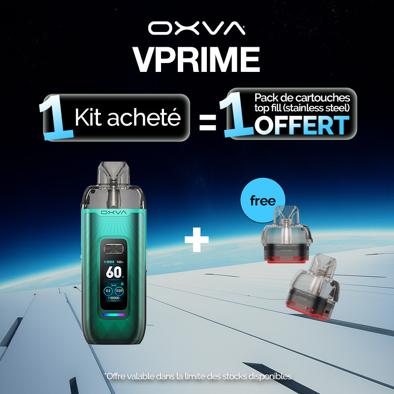 Pack Offre - Kit Pod VPrime - Oxva 1+1 pack de pods offert