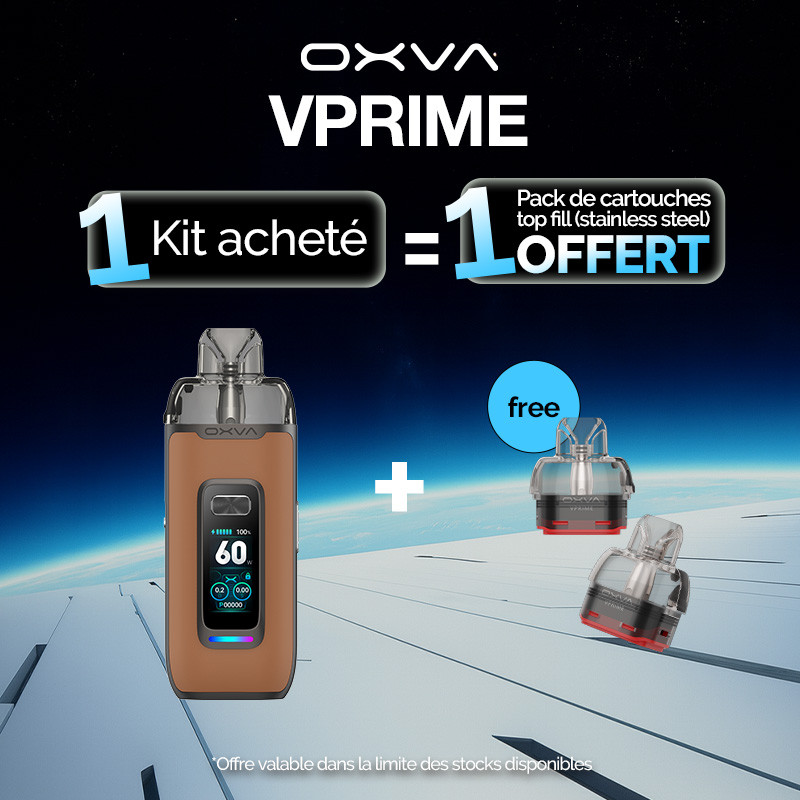 Pack Offre - Kit Pod VPrime - Oxva 1+1 pack de pods offert