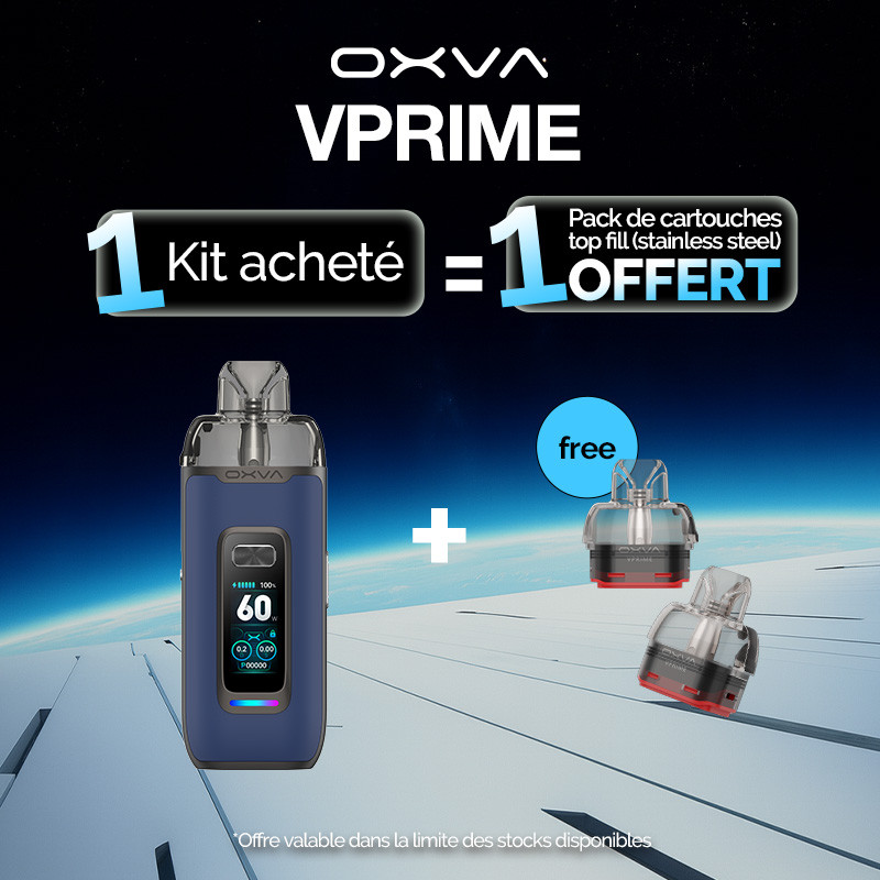 Pack Offre - Kit Pod VPrime - Oxva 1+1 pack de pods offert