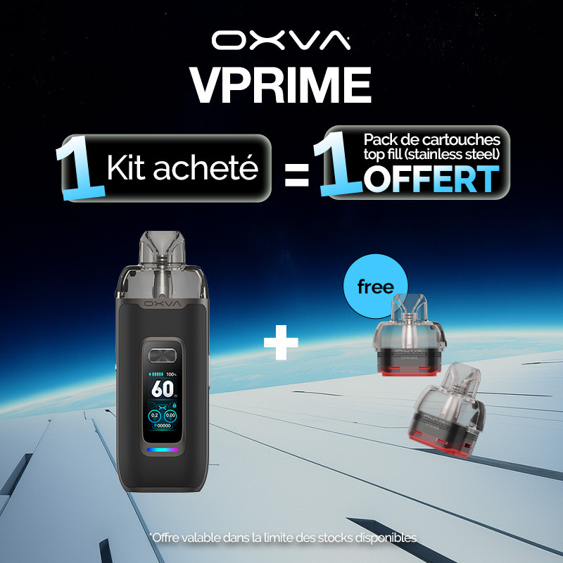 Pack Offre - Kit Pod VPrime - Oxva 1+1 pack de pods offert