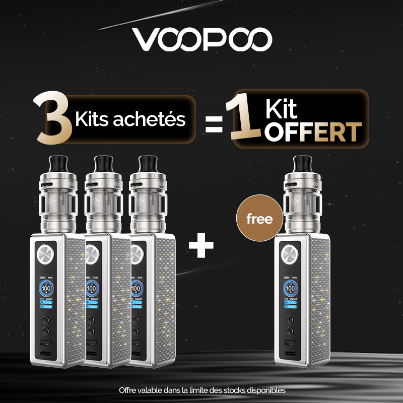 Pack Offre - Kit Vinci Spark 100 - Voopoo 3+1