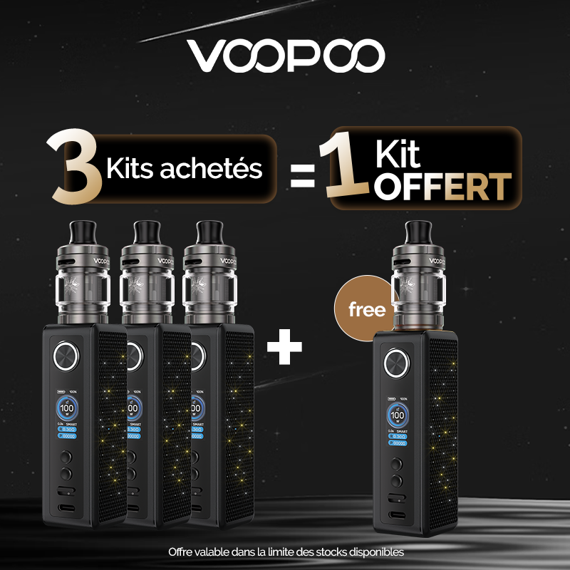 Pack Offre - Kit Vinci Spark 100 - Voopoo 3+1