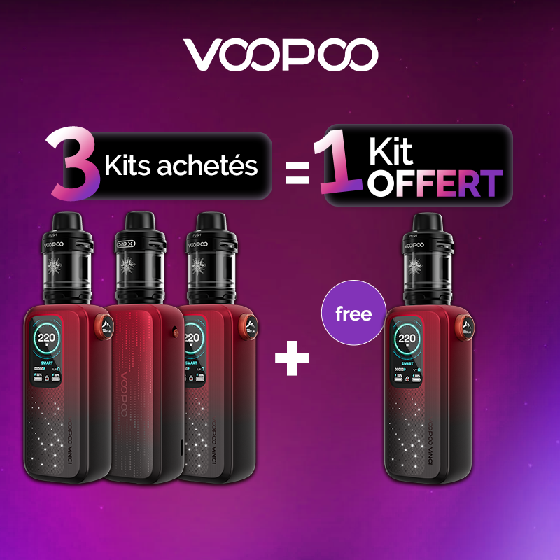 Pack Offre - Kit Vinci Spark 220 - Voopoo - 3+1