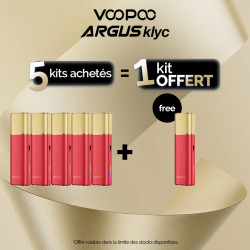 Pack Offre - Kit Pod Argus Klyc 1350mAh - Voopoo 5+1