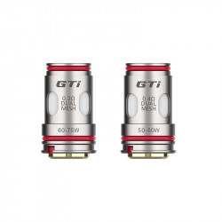 Résistances GTI Dual Mesh (0.2/0.4) - Vaporesso (pack de 5)