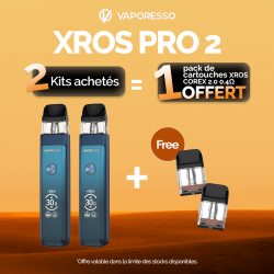 Pack Offre - Kit Pod XROS PRO 2 2000mAh - Vaporesso 2+1 pack de cartouches