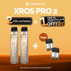 Pack Offre - Kit Pod XROS PRO 2 2000mAh - Vaporesso 2+1 pack de cartouches