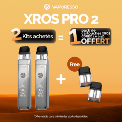 Pack Offre - Kit Pod XROS PRO 2 2000mAh - Vaporesso 2+1 pack de cartouches