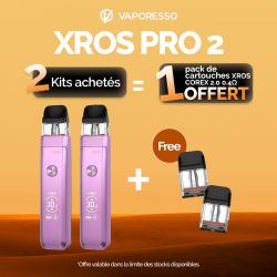 Pack Offre - Kit Pod XROS PRO 2 2000mAh - Vaporesso 2+1 pack de cartouches