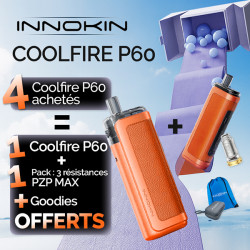 Pack Offre - Kit Pod Coolfire P60 3200mAh - Innokin 4+1+1