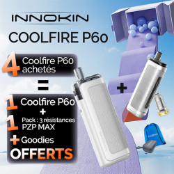 Pack Offre - Kit Pod Coolfire P60 3200mAh - Innokin 4+1+1