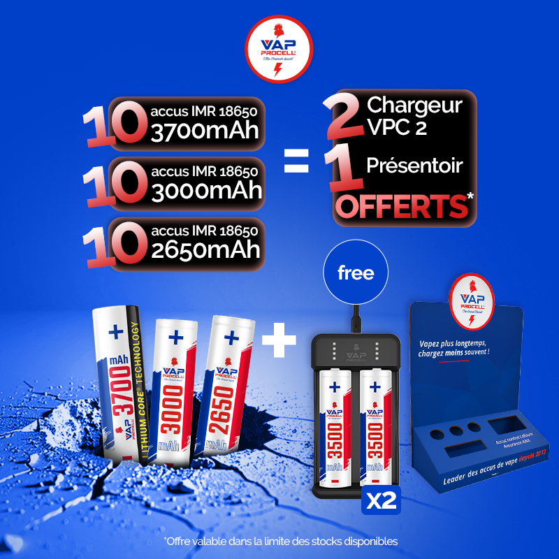 Pack Offre Vap Procell - 30+3