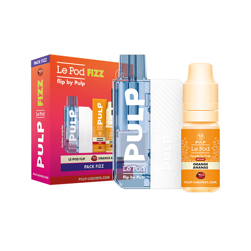 Pack Fizz Flip Orange Ananas 10ml Le Pod Fizz - Pulp