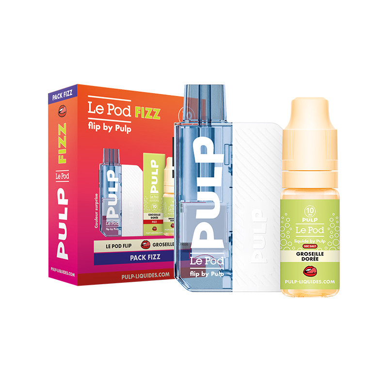 Pack Fizz Flip Groseille Dorée 10ml Le Pod Fizz - Pulp