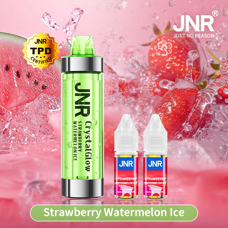 Puff Crystal Glow 33K Strawberry Watermelon Ice 800mAh 22ml - JNR