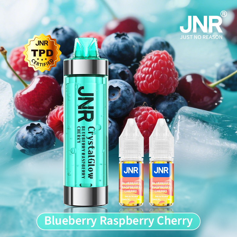 Puff Crystal Glow 33K Blueberry Raspberry Cherry 800mAh 22ml - JNR