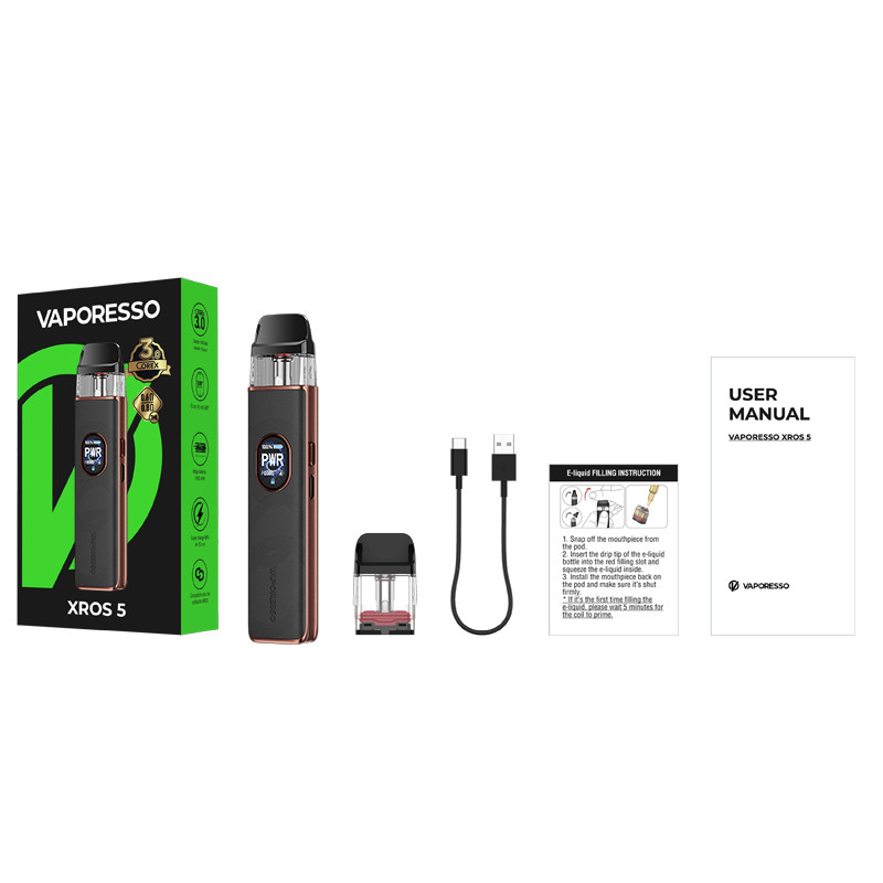 Kit Pod XROS 5 1500mAh - Vaporesso (Leather Version)