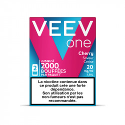 Paquet de 2 Pods pré-remplis Veev One Cherry - Veev (pack de 5)