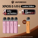 Pack Offre - Kit Pod XROS 5 Mini 1500mAh - Vaporesso (Leather Version) 4+1