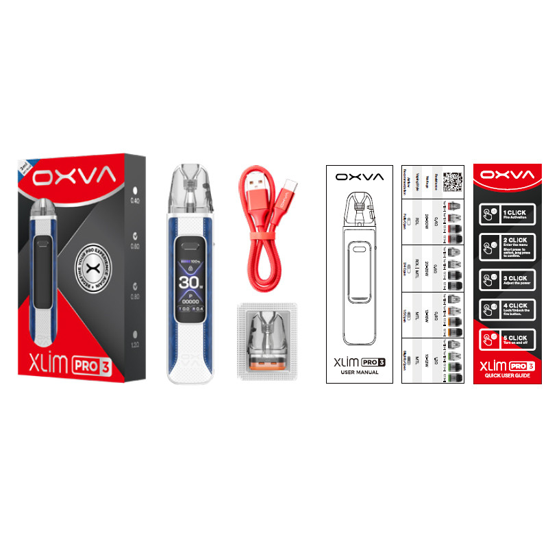 Kit Pod XLIM PRO 3 1500mAh - OXVA