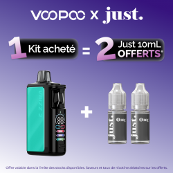 Pack Offre - Kit Pod Vrizz 2 1350mAh - Voopoo 1 + 2x10ml Just