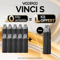 Pack Offre - Kit Pod Vinci S 2000mAh - Voopoo 10+1