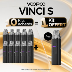 Pack Offre - Kit Pod Vinci S 2000mAh - Voopoo 10+1