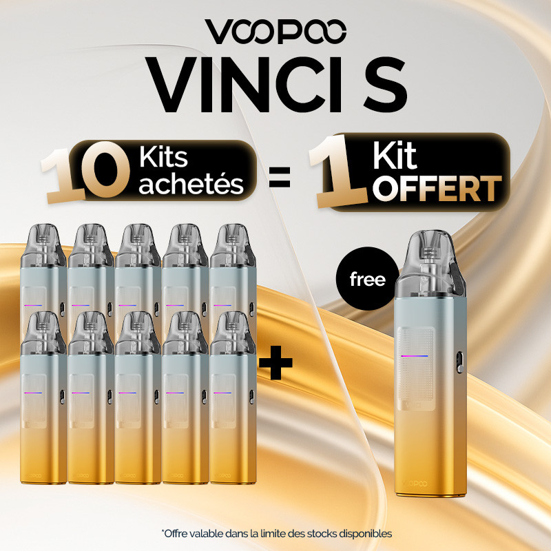 Pack Offre - Kit Pod Vinci S 2000mAh - Voopoo 10+1