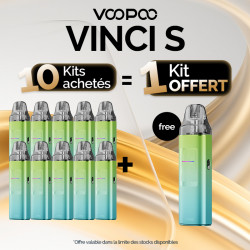 Pack Offre - Kit Pod Vinci S 2000mAh - Voopoo 10+1