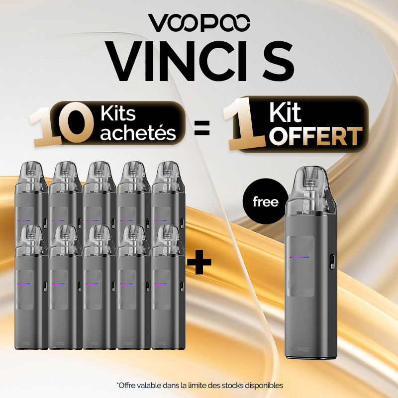 Pack Offre - Kit Pod Vinci S 2000mAh - Voopoo 10+1