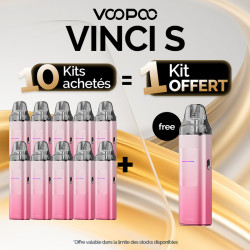 Pack Offre - Kit Pod Vinci S 2000mAh - Voopoo 10+1