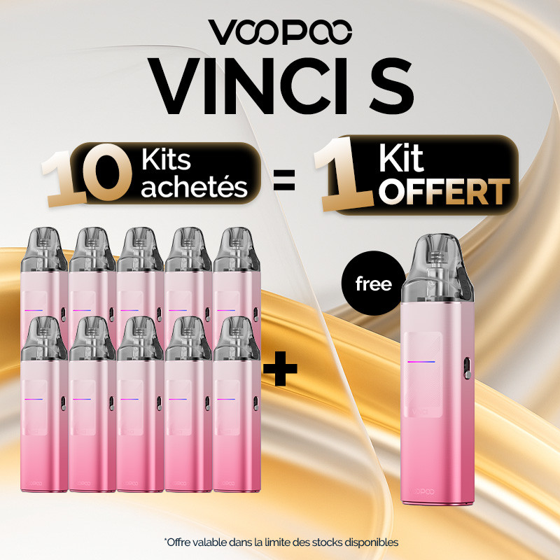Pack Offre - Kit Pod Vinci S 2000mAh - Voopoo 10+1