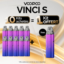 Pack Offre - Kit Pod Vinci S 2000mAh - Voopoo 10+1