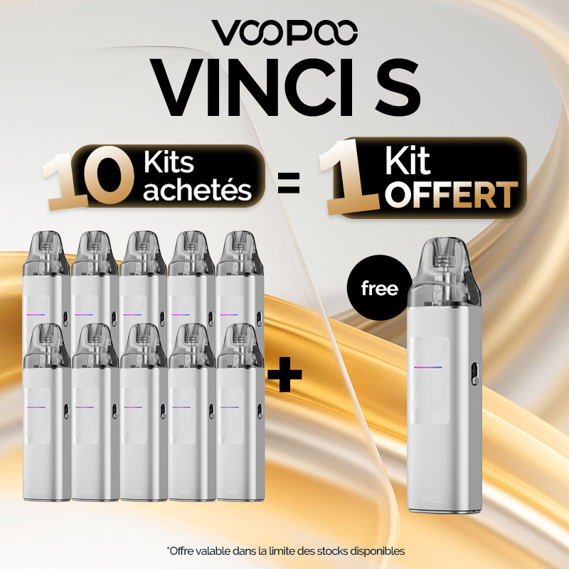 Pack Offre - Kit Pod Vinci S 2000mAh - Voopoo 10+1