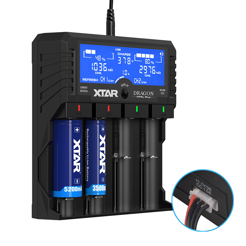 Chargeur Dragon VP4L PLUS - Xtar Light
