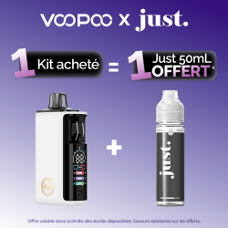 Pack Offre - Kit Pod Vrizz 2 1350mAh - Voopoo 1 + 1 Just 50ml