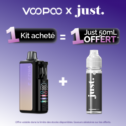 Pack Offre - Kit Pod Vrizz 2 1350mAh - Voopoo 1 + 1 Just 50ml