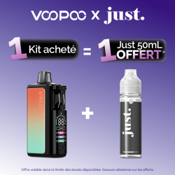 Pack Offre - Kit Pod Vrizz 2 1350mAh - Voopoo 1 + 1 Just 50ml