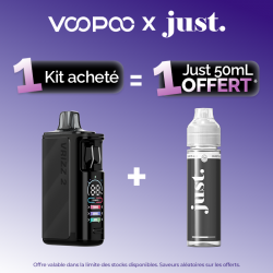 Pack Offre - Kit Pod Vrizz 2 1350mAh - Voopoo 1 + 1 Just 50ml