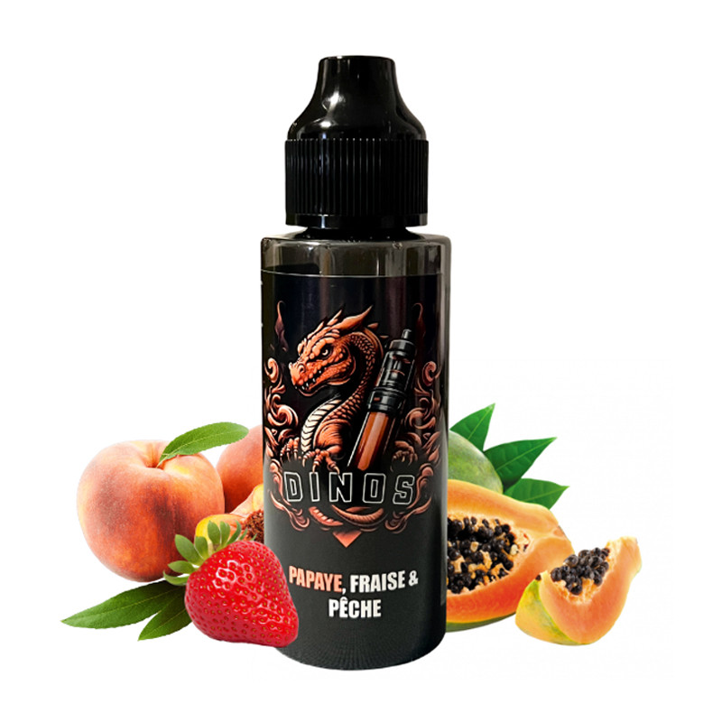 Papaye Fraise Pêche 100ml -...