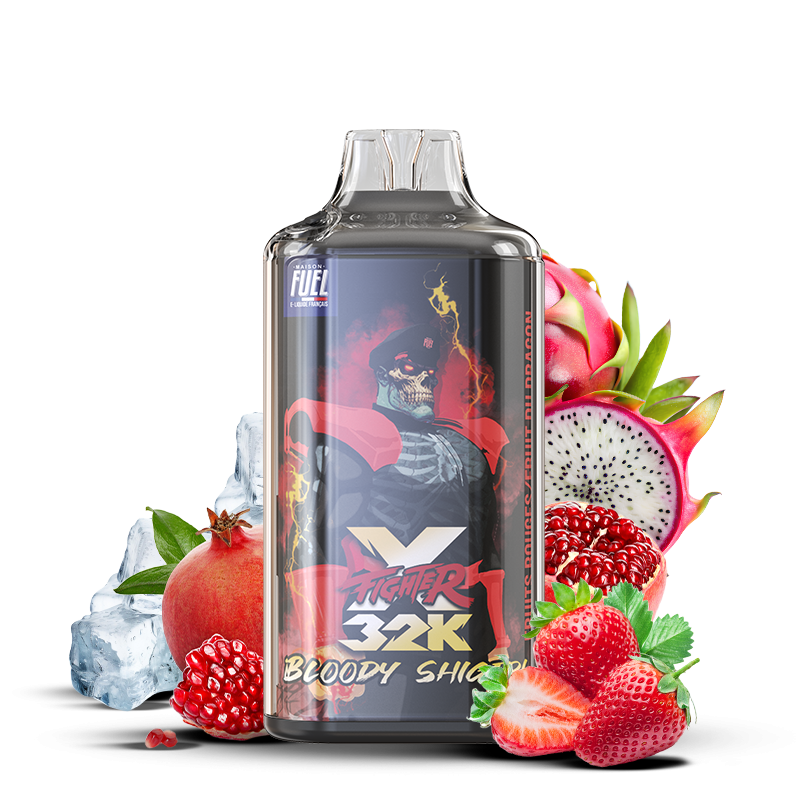 Puff Fighter X 32K Bloody Shigeri 1000mAh 22ml - Maison Fuel