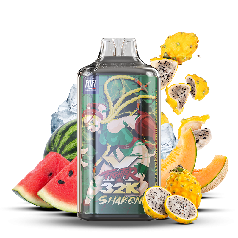 Puff Fighter X 32K Shaken 1000mAh 22ml - Maison Fuel