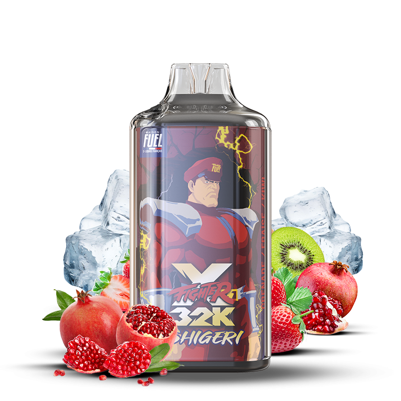 Puff Fighter X 32K Shigeri 1000mAh 22ml - Maison Fuel