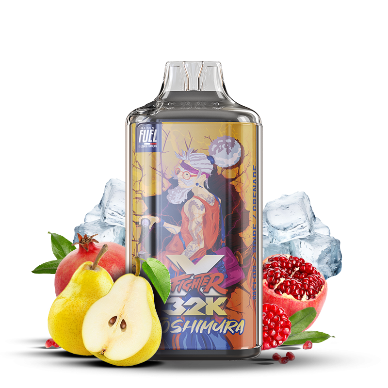 Puff Fighter X 32K Toshimura 1000mAh 22ml - Maison Fuel