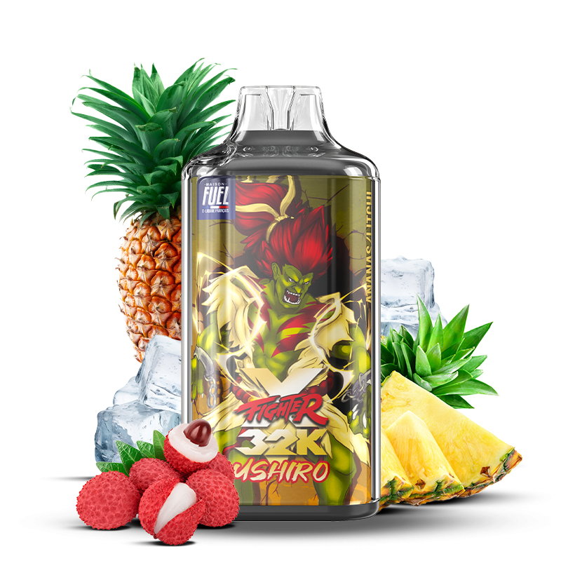 Puff Fighter X 32K Ushiro 1000mAh 22ml - Maison Fuel