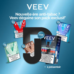 Pack Offre - Kit Veev One Saveurs Classiques V2 1.8% (20mg/ml) - Veev 10+20 paquets de pods